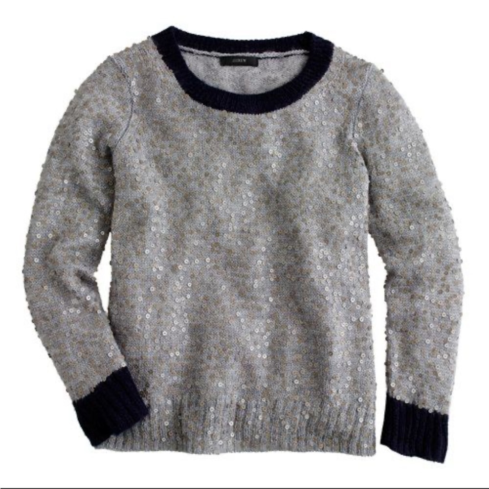 J. Crew Scattered Sequin Sweater NWOT